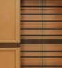 Freedom Plastic Shoe Cabinet in Sandy Brown & Dark Brown Finish
