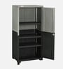Freedom Plastic Storage Cabinet In Haze Grey Colour Freedom Plastic Storage Cabinet In Haze Grey Colour