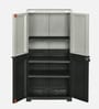 Freedom Plastic Storage Cabinet In Haze Grey Colour Freedom Plastic Storage Cabinet In Haze Grey Colour