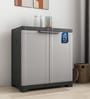 Freedom Shoe Rack Plastic Cabinet In Haze Grey Colour Freedom Shoe Rack Plastic Cabinet In Haze Grey Colour