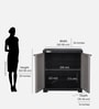 Freedom Shoe Rack Plastic Cabinet In Haze Grey Colour Freedom Shoe Rack Plastic Cabinet In Haze Grey Colour