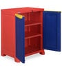 Freedom Cabinet in Pepsi Blue & Bright Red Colour Freedom Cabinet in Pepsi Blue & Bright Red Colour