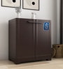 Freedom Small Plastic Storage Cabinet In Weather Brown