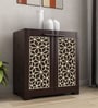 Freedom Star Plastic Shoe Cabinet In Weather Brown Colour