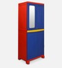 Freedom Storage Cabinet with Mirror in Pepsi Blue Colour