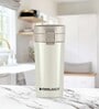 White  Atom 400ml Stainless Steel 1 Pc Vacuum Tumbler
