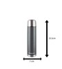 Black  Bullet 500ml Stainless Steel 1 Pc Vacuum Water Bottle