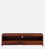 Freemont Sheesham Wood TV Console in Scratch Resistant Honey Oak Finish for TVs up to 70"