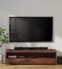 Freemont Sheesham Wood TV Console in Scratch Resistant Honey Oak Finish for TVs up to 70"