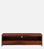 Freemont Sheesham Wood TV Console in Scratch Resistant Honey Oak Finish for TVs up to 70"
