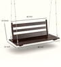 Freestyle Solid Wood Swings in Walnut Finish