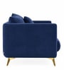 Frejol Velvet 1 Seater Sofa In Navy Blue Colour