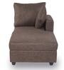 Fremont LHS Chaise Lounger in Brown Colour