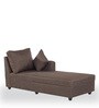 Fremont LHS Chaise Lounger in Brown Colour