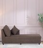 Fremont LHS Chaise Lounger in Brown Colour