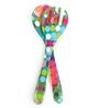 French Bull- Bindi Multicolour Melamine (Set of 2) Salad Server Set