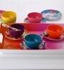 French Bull- Garden Florals Multicolour Melamine (Set of 4) Spreader Set