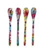 French Bull- Garden Florals Multicolour Melamine (Set of 4) Table Spoon