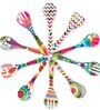 French Bull- Sus Multicolour Melamine (Set of 2) Salad Server Set
