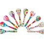 French Bull- Sus Multicolour Melamine (Set of 2) Salad Server Set