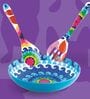French Bull- Sus Multicolour Melamine (Set of 2) Salad Server Set