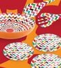 French Bull- Ziggy Multicolour Melamine (Set of 2) Salad Server Set