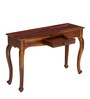 French Sheesham Wood Console Table in Honey Oak Finish