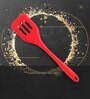 Red Non-Stick Premium Silicone Slotted Turner Cooking Tool