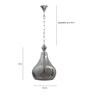 Greno Fresno Black Glass Hanging Light