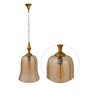Greno Fresno Black Glass Hanging Light