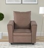 Fresno 1 Seater Sofa In Brown Colour