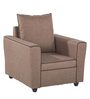 Fresno 1 Seater Sofa In Brown Colour