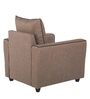 Fresno 1 Seater Sofa In Brown Colour