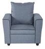 Fresno 1 Seater Sofa In Grey Colour
