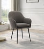Freya Fabric Arm Chair In Grey Color