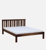 Freya Sheesham Wood King Size Bed In Provincial Teak Finish