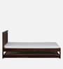 Freya Sheesham Wood Single Bed In Provincial Teak Finish With Trundle