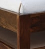 Freya Sheesham Wood Single Bed In Provincial Teak Finish With Trundle