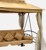 Fribourg Swing Cum Bed In Beige Finish