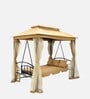 Fribourg Swing Cum Bed In Beige Finish