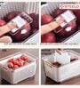 Fridge Food Basket | 480 ML, 1700 ML, 4500 ML | 3pcs Set