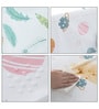 Fridge Cover Transparent Printing Waterproof Dust-Proof With Storage Pockets