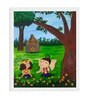 Friendship Handmade Acrylic Paint On Canvas Unframed