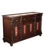 Frio Teak Wood Sideboard in Walnut Finish