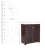 Frisco Shoe Cabinet in Wenge Finish