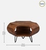 Frode Solid Wood Coffee Table In Natural Finish