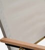 Frolic Fabric Folding Chair In Brown Finish