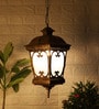 Zreni Frost Antique Gold Aluminium Hanging Light
