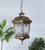 Zreni Frost Antique Gold Aluminium Hanging Light