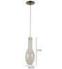 Frosted Glass Single Hanging Light